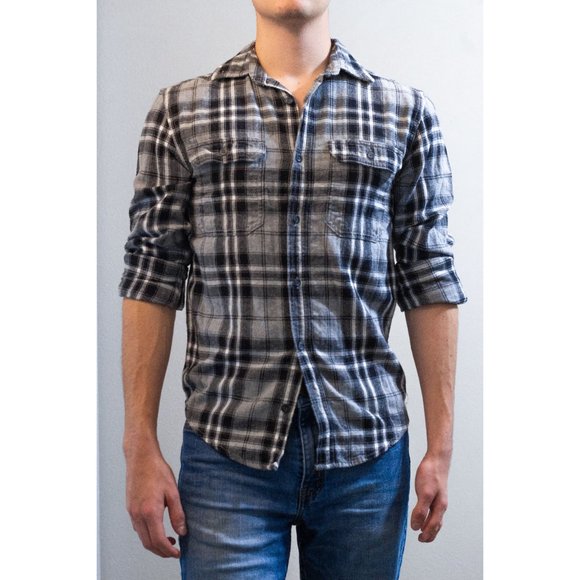 George Flannel Button-Down - Picture 2 of 4